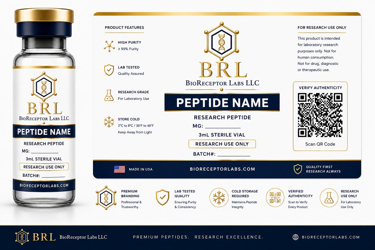 BioReceptor Labs Label Design